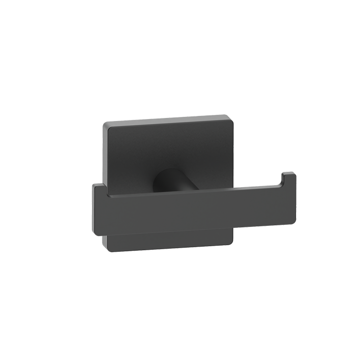 Mondella Rococo 80mm Matte Black Double Robe Hook