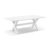 Tahitian 2.1m Outdoor Aluminium Rectangle Dining Table White