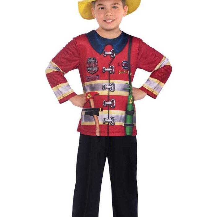 Fire Fighter Toddler Boys Sustainable Costume - 2-3