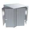 Build-a-Shed 1.5 x 2.3 x 2.0m Skillion Double Hinged Side Door Shed - Zinc