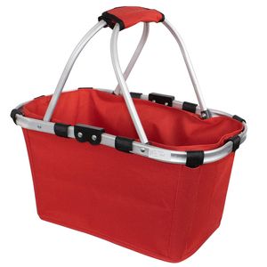 Two Handle Carry Basket 44X28X15cm Red Karlstert