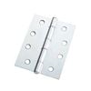 Lane 100mm Zinc Plated Fixed Pin Butt Hinge - 20 Pack