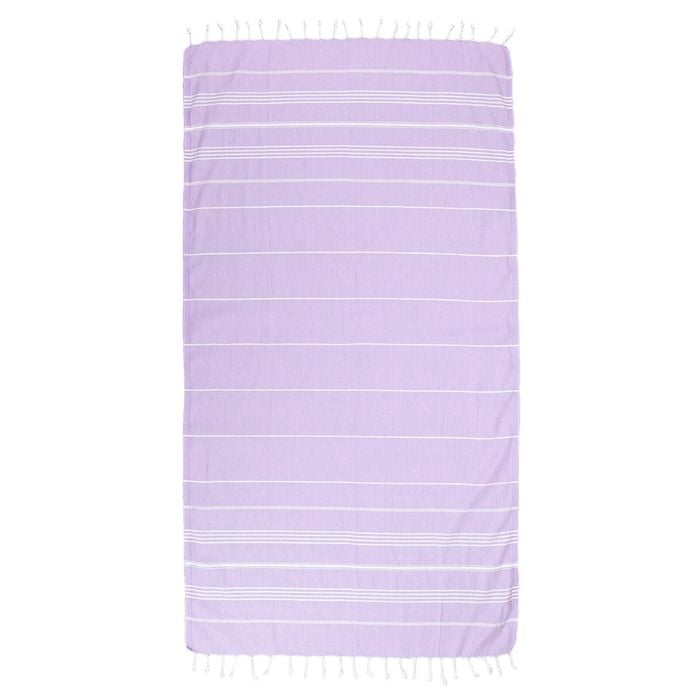 Baby Purple Thin Turkish Beach Towel - 100cm x 160cm