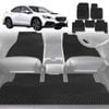 6D Diamond Car Floor Mats for Subaru WRX Manual 2022-Current-Full Set-Black-Outback GT