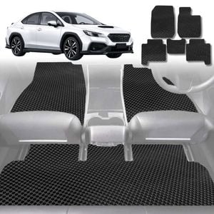 6D Diamond Car Floor Mats for Subaru WRX Manual 2022-Current-Full Set-Black-Outback GT