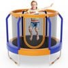 Costway 48" Trampoline W/safety Enclosure Perfect Christmas Birthday Gift Indoor & Outdoor