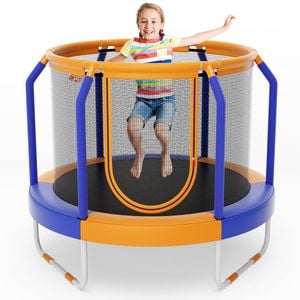 Costway 48" Trampoline W/safety Enclosure Perfect Christmas Birthday Gift Indoor & Outdoor