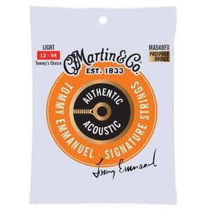 Martin Guitar MA540FX Authentic Strings Flexible Core 92/8 Phosphor Light