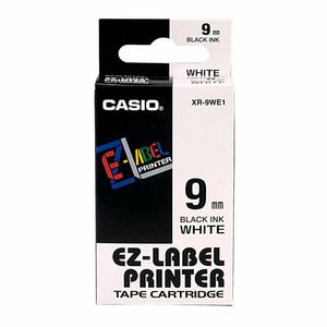 Casio Black on White Label (9mm)