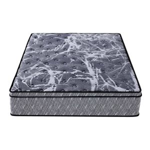 Bellos Living Bamboo Charcoal Infused Memory Foam Mattress Euro Top 32cm Queen/Black