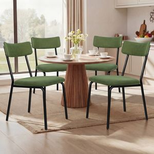 ALFORDSON 4x Dining Chairs Corduroy