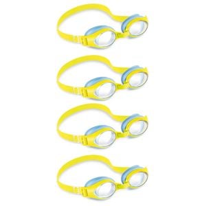 4x Intex Hypoallergenic Kids/Junior Outdoor Swimming/Snorkeling Eye Goggles 3-8y