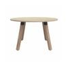 Olg Plantation Boardroom Table 4 Leg Solid Oak Frame Nordic Maple Top 1200mm Square