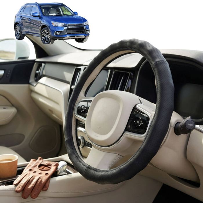 Australian Goose Steering Wheel Cover for Mitsubishi ASX 2010 - Current (GA) Circle Black