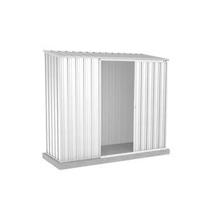 Absco Sheds 2.26 x 0.78 x 1.95m Zincalume Ezislider Single Sliding Door Garden Shed