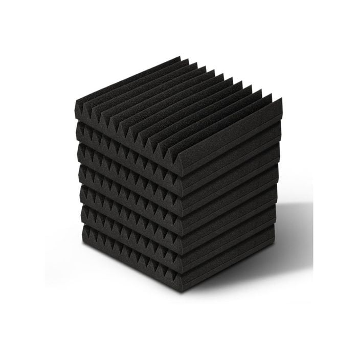 Alpha Acoustic Foam 40pcs 30x30x5cm Sound Absorption Proofing Panel Studio Wedge