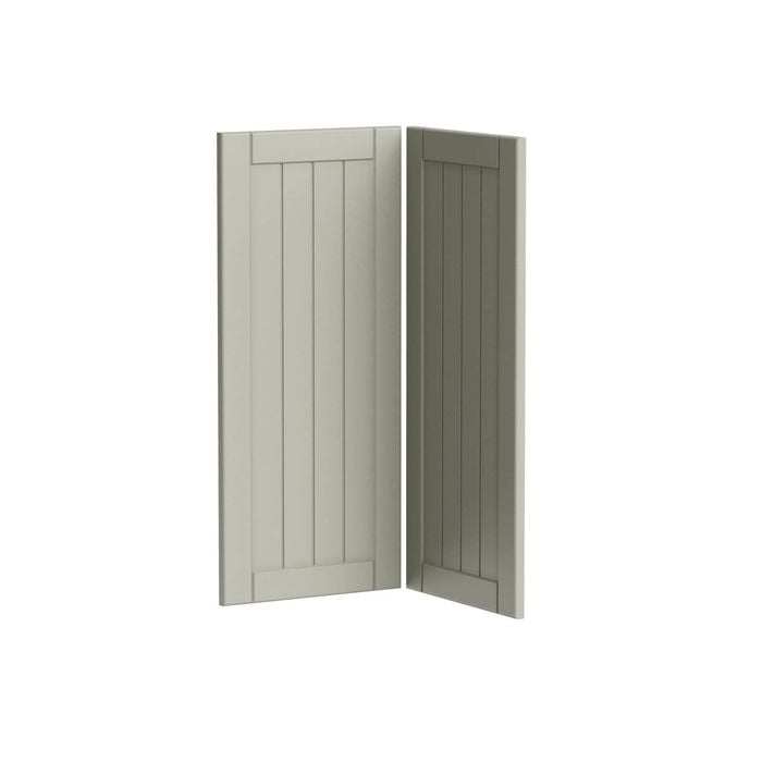 Kaboodle Pistachio Country Corner Base Cabinet Doors - 2 Pack