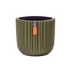Capi 17 x 15cm Green Groove Indoor Plant Pot