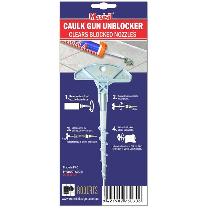 Maxisil Silicone Caulk Gun Unblocker