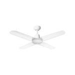 HPM 1420mm 65W White Aluminium Hangsure Ceiling Fan