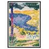 Galrie Paul Signac Landscape with Pine Tree Stunning Pointillist Art Print for Home, Black Frame, A0 84 x 119cm (33 x 47inch)