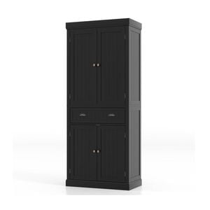 Costway Buffet Sideboard Kitchen Pantry Cupboard Large Storage Cabinet Black