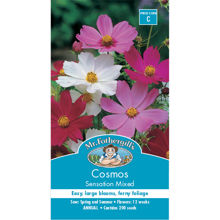 Mr Fothergill's Cosmos Sensation Mixed Seeds