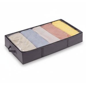 Foldable Underbed Storage Bags - Set of 2, Grey