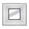 NF Living Reflectric Mirror 91x91cm Metal & Glass Finish - Black