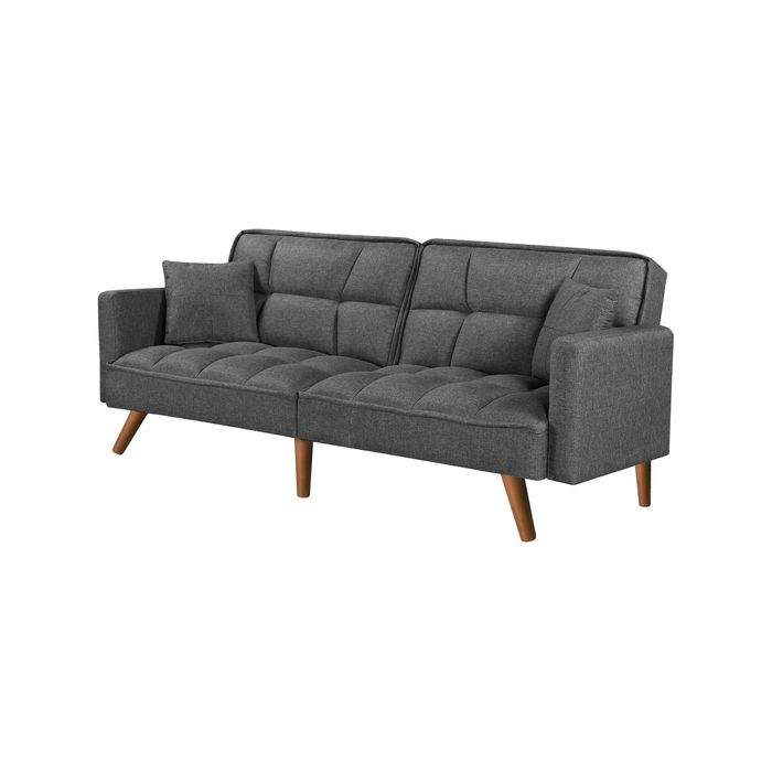 Levede Sofa Bed Futon Convertible Fabric Lounge Couch 3-seater Recliner