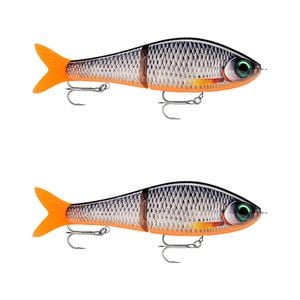 2x Rapala Super Shadow Rap Glide 11cm Jointed Swimbait Lures - Halloween