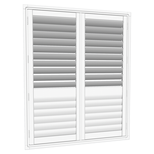 EasyAS 1210 x 1500mm White Adjustable Plantation Shutter