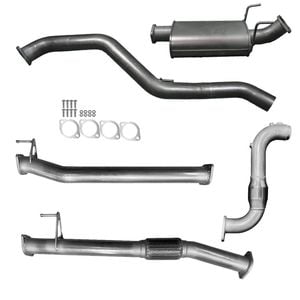 Ignite Exhausts Turbo Back For Mazda Bt50 B30b 3" Cat & Muffler Raw Aluminised Steel