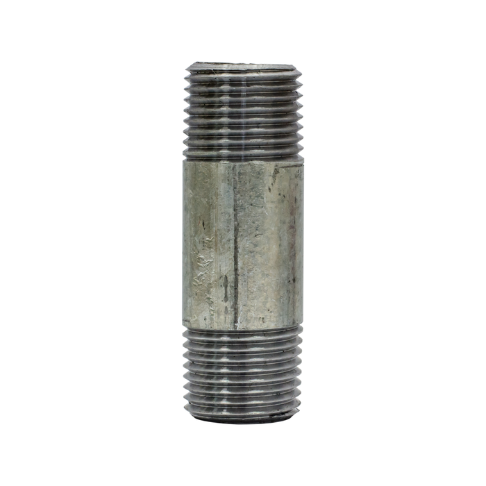 Brasshards 15mm x 60mm Galvanized Barrel Nipple