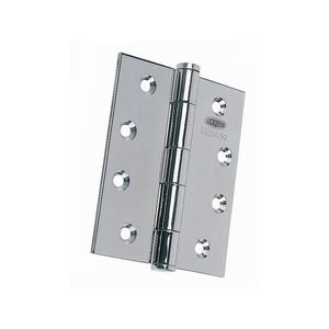 Lockwood 100 x 75 x 2.5mm Polished Stainless Steel 100 Series Fixed Pin Butt Hinge
