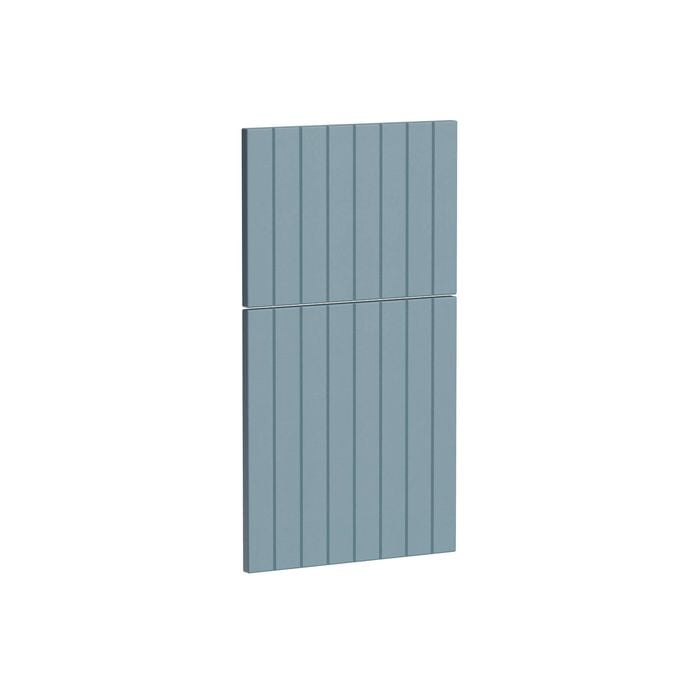 Kaboodle 400mm Danish Blue V-Groove Wastebin Panels