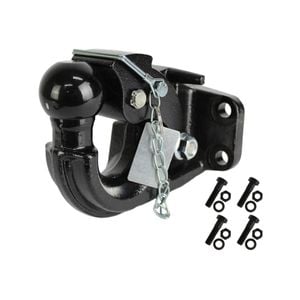 Sunrise Pintle Hook With 50mm Towball Low Wear 8t Rated - Phlw8t