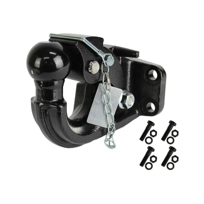 Sunrise Pintle Hook With 50mm Towball Low Wear 8t Rated - Phlw8t