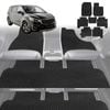 6D Diamond Car Floor Mats for Kia Carnival 2015-2020-Ultimate Set-Black-Outback GT