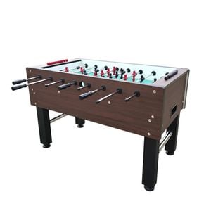 Leaf Living Kicksy 5ft Solid Wood Foosball Table, Steel Rods, Abs Players, Stable Construction