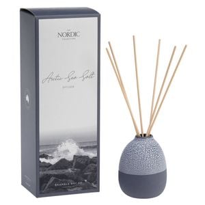 Bramble Bay Nordic Arctic Sea Salt Reed Diffuser Home Fragrance Charcoal