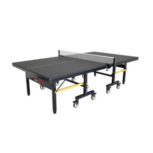 TOPONE 25mm MDF Top Steel Leg Indoor Tennis Table - Black