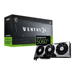 MSI GeForce RTX 5060 Ti 16GB VENTUS 3X OC Graphics Card [RTX 5060 Ti 16G VENTUS 3X OC]
