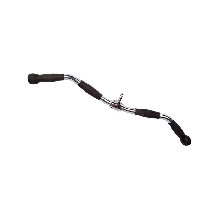 Rubber-Coated Revolving Curl Row Bar Attachment