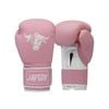 Boxing Gloves Training Punch Bag MMA Sparring by Javson - Pink / White 12 Oz