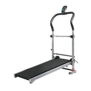 Fitnesslab Manual Treadmill Foldable Incline Exercise Fitness Walk Machine Home