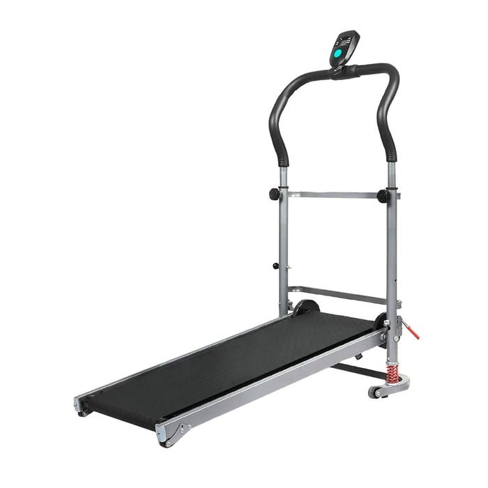 Fitnesslab Manual Treadmill Foldable Incline Exercise Fitness Walk Machine Home