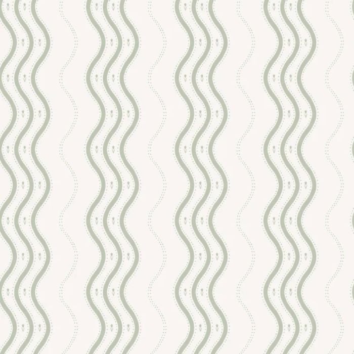 Wallpaper Trader Ben Wavy Stripe Light Green