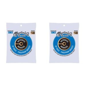 2PK Martin Guitar MA4850 Authentic Bass 4 Strings 92/8 Phosphor Bronze Medium