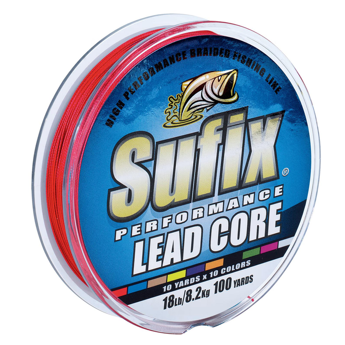 Sufix 100m Performance Lead Core Trolling Fishing Line 18lb